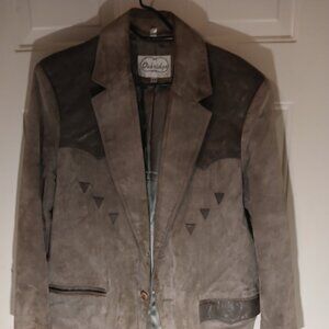 Vintage Western leather sport coat
